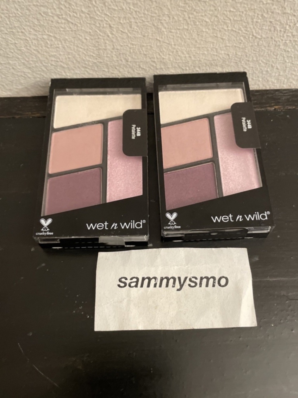 Wet N Wild Coloricon Eyeshadow Quad Palette 344 B Petalette x2